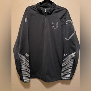 Indianapolis Colts Nike On Field Apparel‎ 1/2 zip pull over men's large